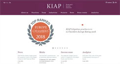 Desktop Screenshot of kiap.com