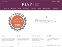 Tablet Screenshot of kiap.com
